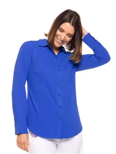 Camisa de mujer Coolibar Baja azul 50+ protección solar manga larga talla M FX9 - Imagen 1 de 15