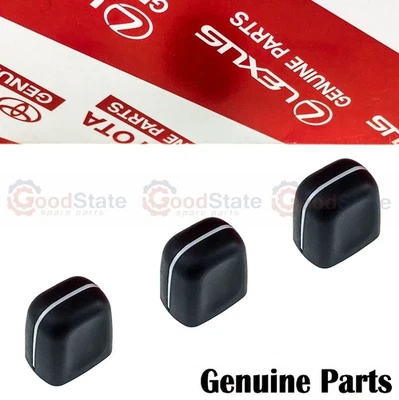 Genuine Hilux RN106 RN105 LN91 LN90 LN86 Dash Heater Fan Control Switch Knob x3 - Image 1 of 3