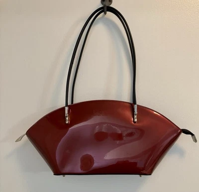 Bolso de Mano BEIJO Y2K Charol Doble Asas Cierre Superior con Cremallera con Cartera Foto 1 de 4