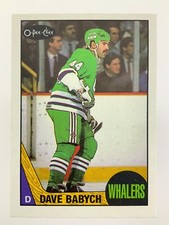 1987-88 Dave Babych Hartford Whalers 5 OPC O-Pee-Chee Hockey Card CC042