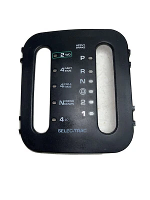 99-04 Jeep Grand Cherokee Center Console Shifter Plate selec-trac D115 - Image 1 of 4