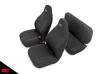 Rough Country Neoprene Seat Covers fits 1997-2006 Jeep Wrangler Tj (Set)