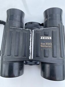 RARE Carl ZEISS 8x30B T P Binoculars Germany Anti Reflective Phase Coatings