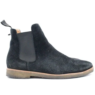 New Republic By Mark McNairy Para hombres Talla 12 Bota Chelsea de Gamuza Negra Suela de Crepé Foto 1 de 4