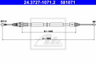 Cable cable, parking brake for braking system ATE 24.3727-1071.2