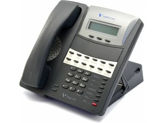 Vertical Edge 100 VW-E100-12 12-Button Black Digital Display Speakerphone - Image 1 of 1