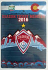 Carte d'identité du billet de saison 2016 Colorado Rapids 2016 - comme neuf ! Livraison gratuite !!!