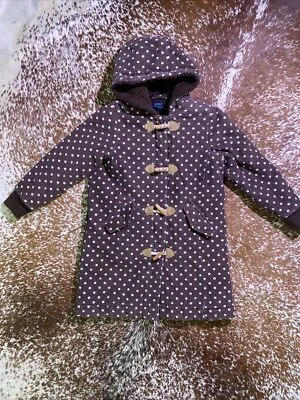 Mini Boden Niñas 7-8 años Marrón Pana Abrigo Chaqueta Sherpa Forrado Palanca Cierre Cremallera Foto 1 de 4