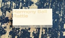 NEW Areaware Harmony Ball Baby Rattle German Silver