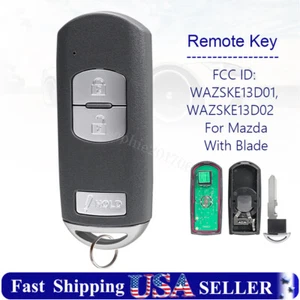 Mando a distancia inteligente de repuesto para Mazda CX-5 2015 2016 2017 2018 WAZSKE13D01 - Imagen 1 de 7
