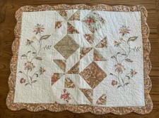 Lot of 2 Nostalgia Home Caroline Standard Pillow Sham Never Used