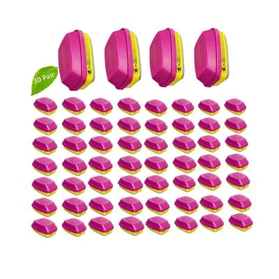 LMINHAN 30Pairs 60923 Respirator Cartridges, Respirator Filter Against Organic Vapors...