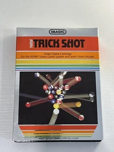 Trick Shot Atari 2600 Game CIB Manual Insert IMAGIC Vintage Mint Condition - Picture 1 of 3