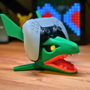 Rayquaza Porta Controller 3D – Supporto PS5 Xbox Nintendo | Fan Art Pokémon - Imagen 1 de 6