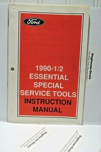 1990 1/2 Essential Special Service Tools Instruction Manual, Ford Rotunda - Picture 1 of 1