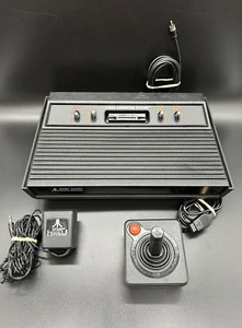 Atari 2600 Darth Vader Black Console 1 Controller OEM Power Cord Tested WORKS!!! - Picture 1 of 13