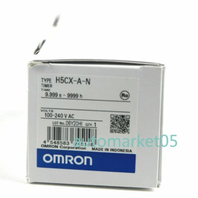 New in Box OMRON H5CX-A-N H5CXAN 100-240VAC Timer - Image 1 of 4