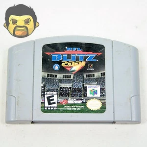 NFL Blitz 2001 N64 Authentic Game Nintendo 64 2000 Tested Working FAST SHIPPING - Picture 1 of 9
