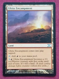 Magic The Gathering 10TH EDITION GHITU ENCAMPMENT land card MTG - Picture 1 of 2