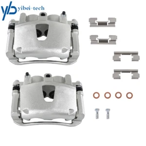 Pair Front Brake Caliper For Jeep 2005-2010 Grand Cherokee 2006-2010 Commander - Foto 1 di 12
