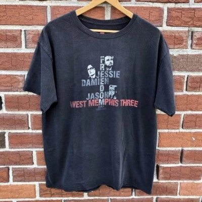 Camisa West Memphis 3 De Colección Damien Echols Asesinato Misterio RARA Foto 1 de 4