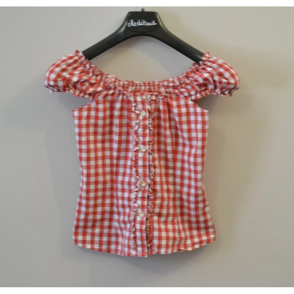 CAMICIA STILE TIROLESE  tg 34 RAGAZZA 11/13 anni - Imagem 1 de 1