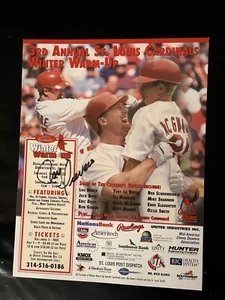 St Louis Cardinals 1999 Winter Warmup Program - Roy Sievers autograph - Picture 1 of 1