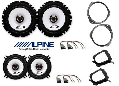 ALPINE SXE-1725S SXE-1325S Kit 4 casse OPEL CORSA 93>06 ADATT/CONNETT ANT/POST - Immagine 1 di 4