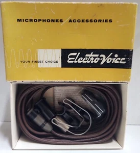Vintage EV Electro-Voice 649B Miniature Lavalier LO-Z Microphone Set Kit - Picture 1 of 13