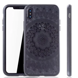 Apple iPhone X Hülle Case Handy Cover Schutz Tasche Schutzhülle Bumper Schwarz - Zdjęcie 1 z 4