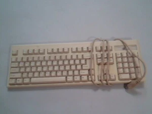 AT Keyboard Model 5530K US - with Windows keys large DIN - vintage, working - Picture 1 of 8