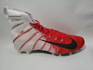 Nike Vapor Untouchable 3 Elite Football Cleats White Gym Red SZ: 15 AO3006-160 - Picture 1 of 7