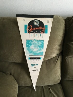 1993 FLORIDA MARLINS OPENING DAY BANNER - Image 1 of 4