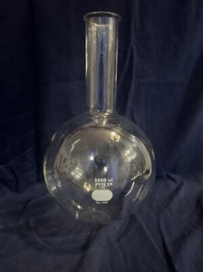 Corning 4280-5L PYREX® 5L Long Neck Boiling Flask, Round Bottom, Tooled Mouth - Picture 1 of 5