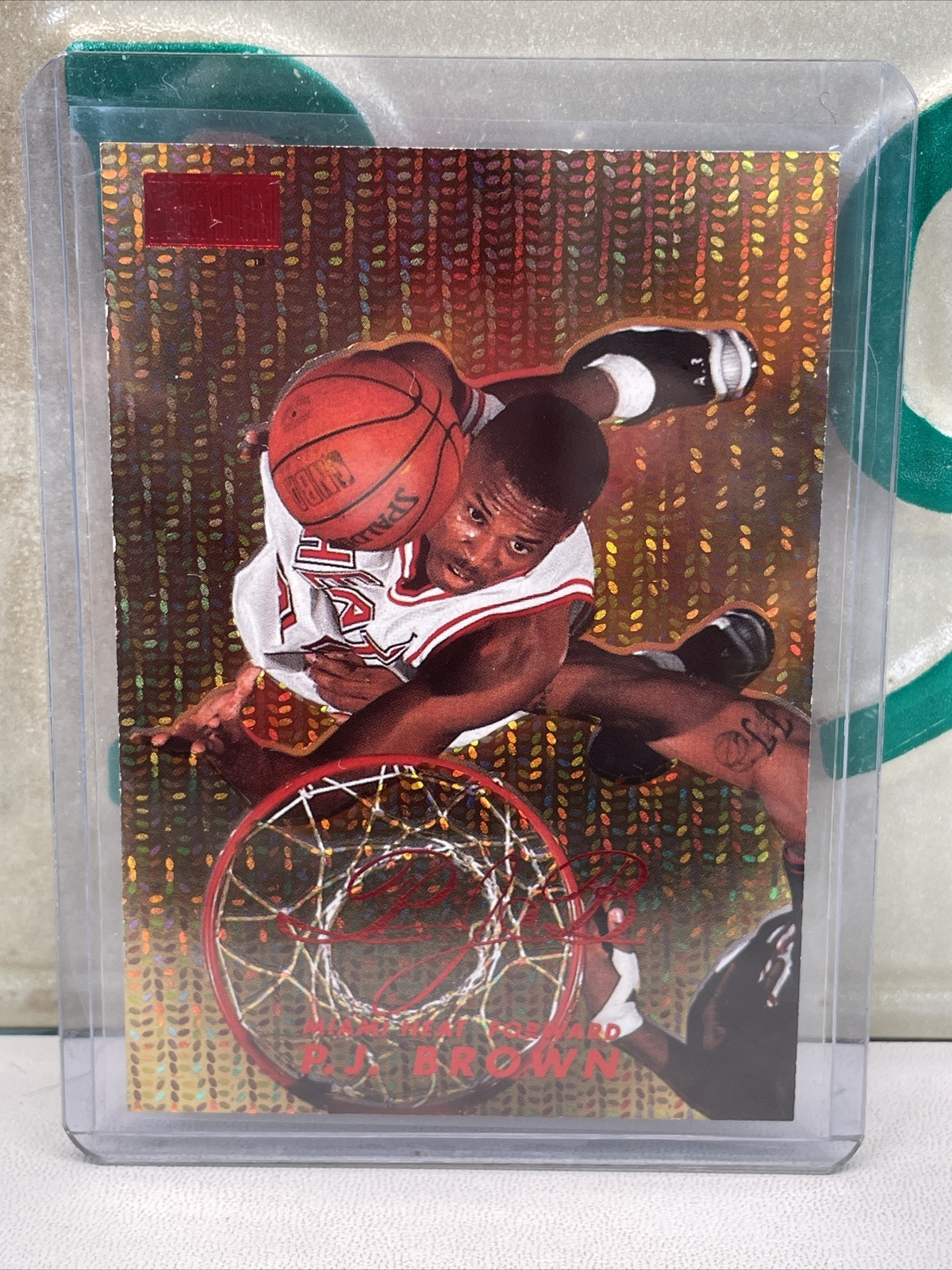 1998-99 Skybox Premium Star Rubies #42 PJ Brown Miami Heat /50