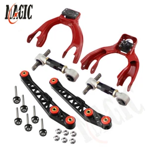Lower Control Arm+Bushing Washer+Front Rear Camber Kit For Civic EG EJ 92-95 BK - Picture 1 of 9