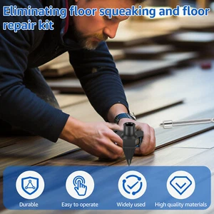 55Pcs Squeaky Floor Repair Kit Steel Eliminate Floor Squeak Screws Kit liOVA· - Picture 1 of 12