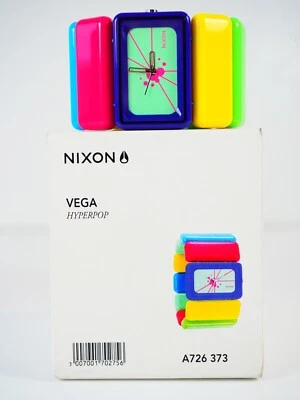 Nixon The Vega Watch Multicoloured Hyperpop Bangle Watch New without tags - image 1 of 4