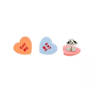 SALE Freche Herz Pins Eat Me Sexy Geschenk Valentinstag Lustig Romantisch Anstecker 494 - Bild 1 von 22