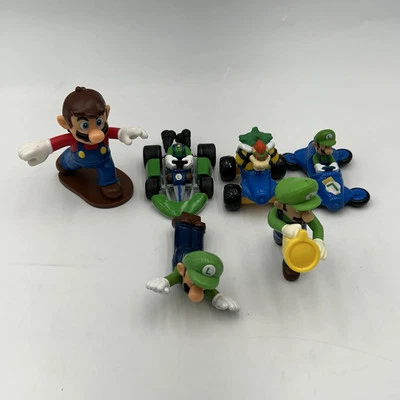 Nintendo Super Mario Bros. Лот из 6 коллекционных Mcdonalds Луиджи Боузера - Изображение 1 из 4