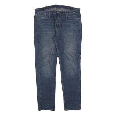 LEVI'S 511 Slim Mens Jeans Blue Slim Skinny Denim Medium W38 L34 Stretch Zip - Image 1 of 4