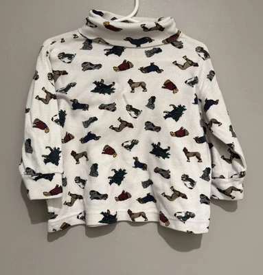 De colección Ojo de Águila Niños Festivo Vacaciones Navidad Perros Manga Larga Cuello Alto 3T Foto 1 de 4