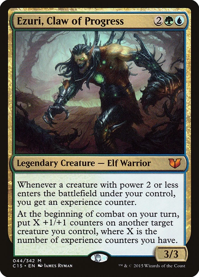 MTG Ezuri, Claw of Progress  - Commander 2015 #044 - Image 1 of 1