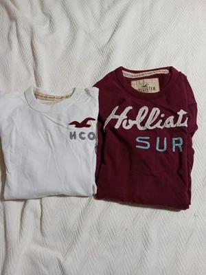 Camisetas Hollister Vintage Pequeñas Manga Larga (2) Buen Estado Usadas Foto 1 de 4