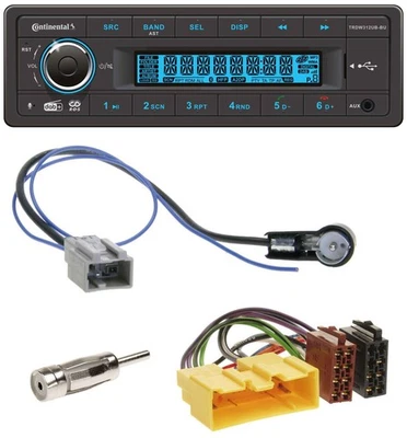 Continental MP3 DAB USB Bluetooth Autoradio für Mazda 2 (DY, 2003-2007) - Bild 1 von 4