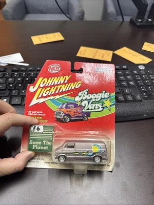 Johnny Lightning Boogie Vans 1976 Dodge D-150 Save The Planet  - Image 1 of 4
