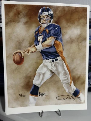 John Elway - Giclee Print By James Byrne - Signed And #’d By Artist 5/200 - Image 1 of 3