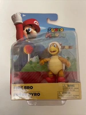 Jakks Pacific FIRE BRO Nintendo Super Mario Action Figure Toy - Image 1 of 4