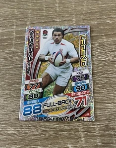 Jason Robinson England Rugby Legend Full-back Card #208 Topps Rugby Attax 2015 - Bild 1 von 2