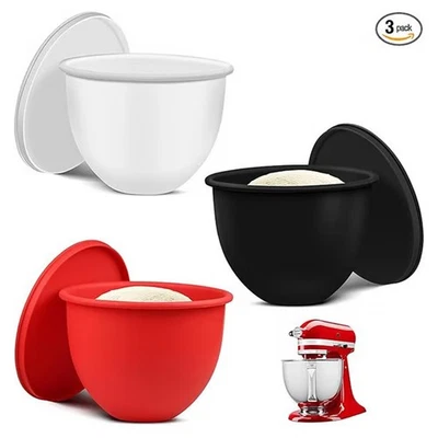 Für KitchenAid Mixer Mixer Schüssel Einsatz 5 Quart Kapazität Rot/Schwarz/Wei - Bild 1 von 4